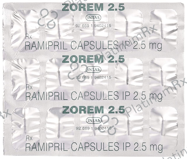 Zorem 2.5mg Capsule 15s