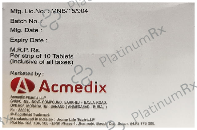 Acmeglim MV 2/0.2mg Tablet SR 10s