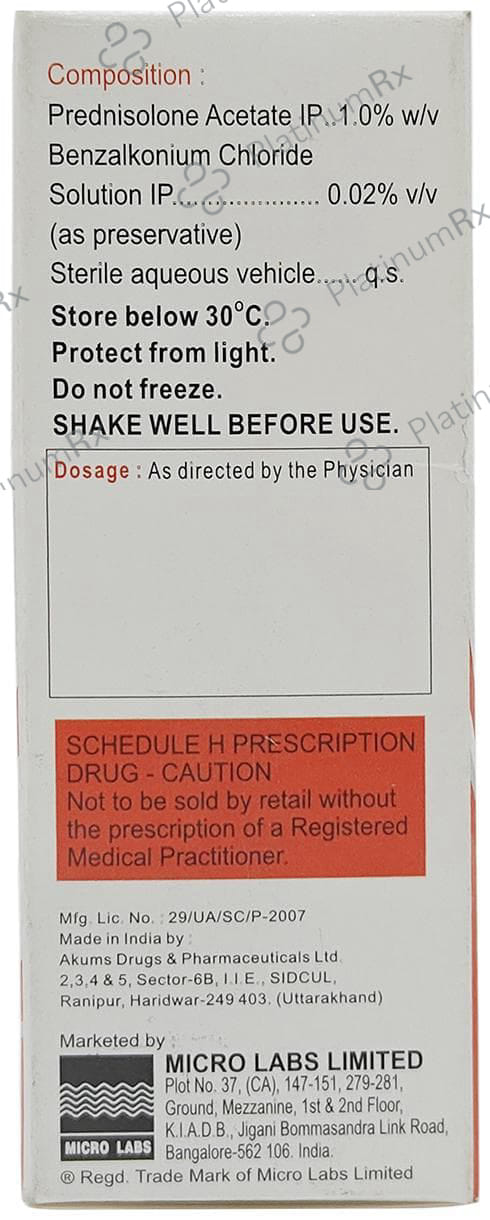 Predace 1% Eye Drop 10ml