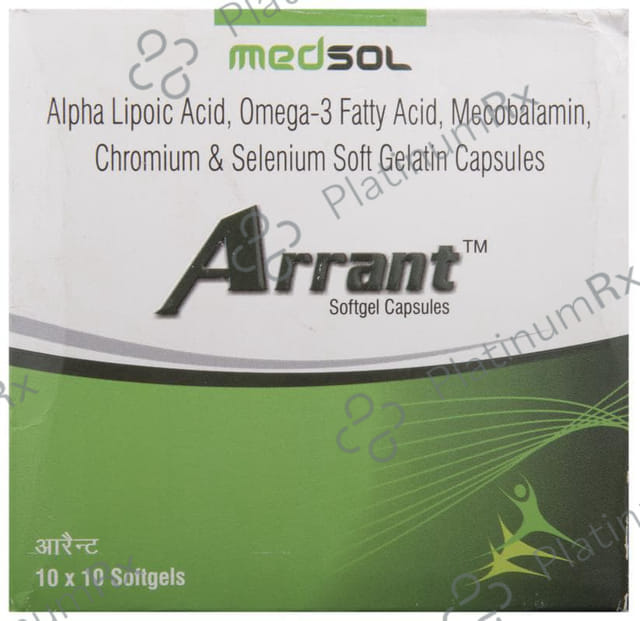 Arrant Soft Gelatin Capsule 10s