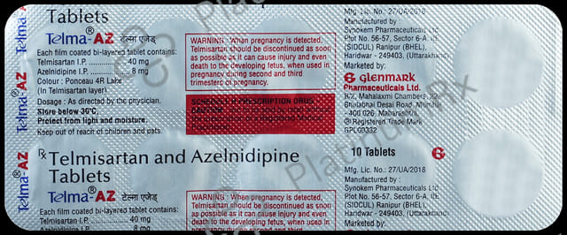 Telma AZ 8/40mg Tablet 10s