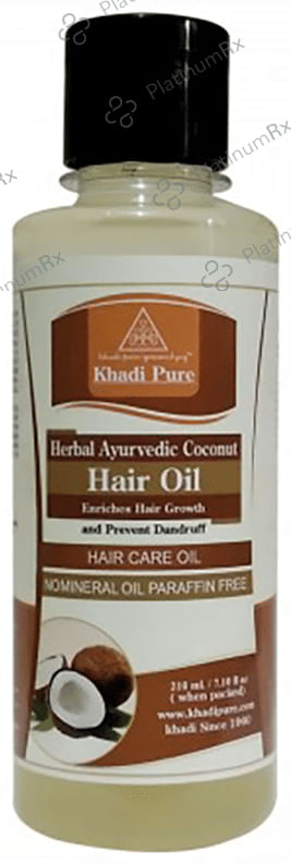 Khadi Pure Herbal Ayurvedic Coconut Hair Oil