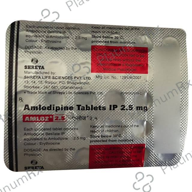 Amloz 2.5mg Tablet 30s