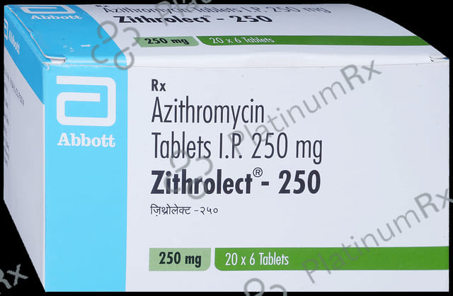 Zithrolect 250mg Tablet 6s