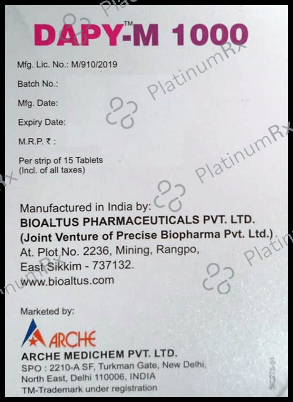 Dapy-M 1000 Tablet SR