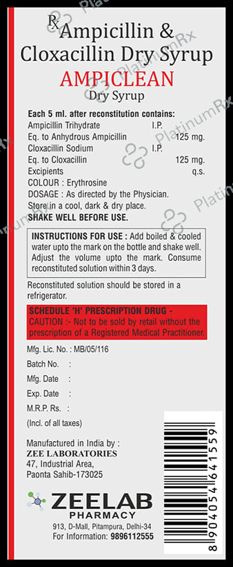 Ampiclean Dry Syrup
