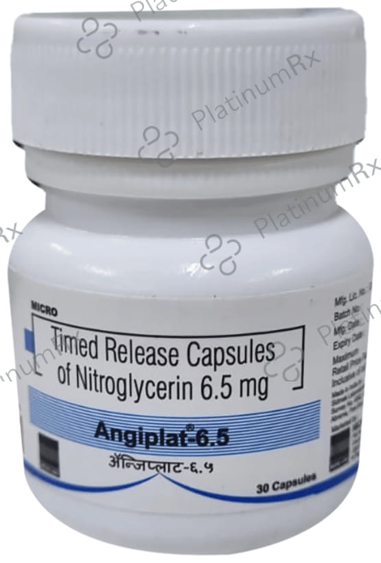 Angiplat 6.5mg Capsule TR 30s