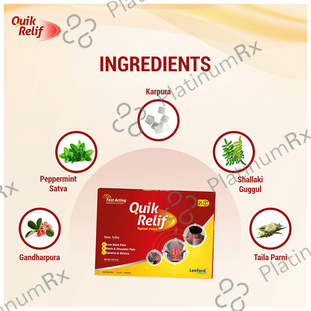 Leeford Quick Relief Topical Patch