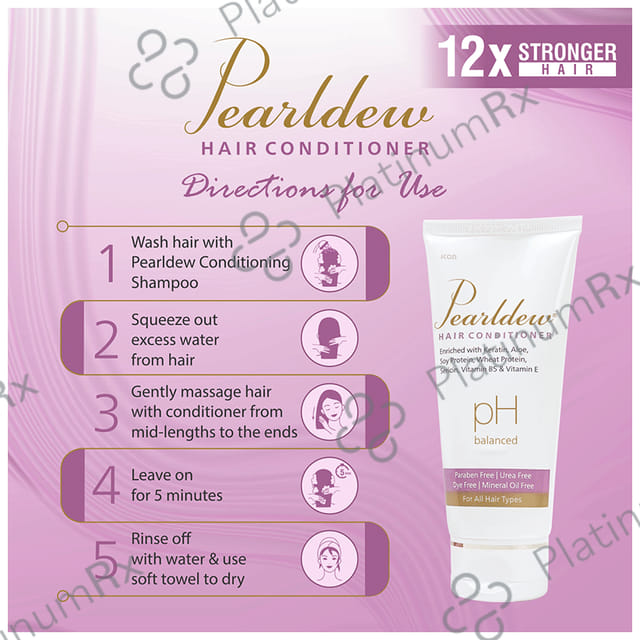 Pearldew pH Balanced Hair Conditioner (100ml Each) 2 Tubes
