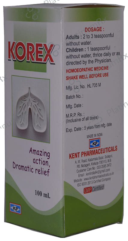 Kent's Korex Syrup 100 ml