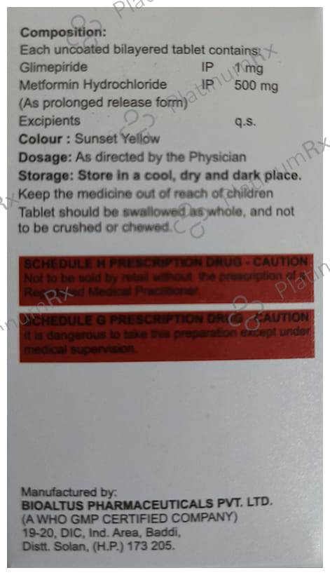 Seglim M 1/500mg Tablet 10s