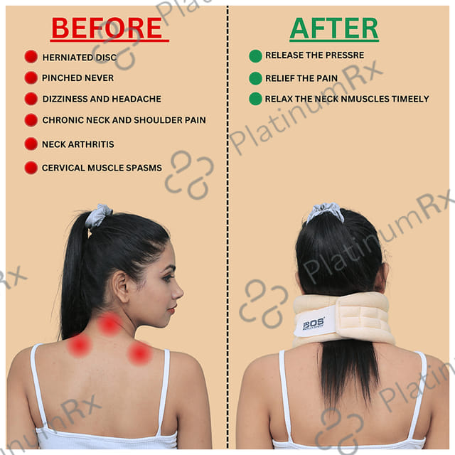 Bos Medicare Surgical Cervical Collar Soft, Neck Support Small