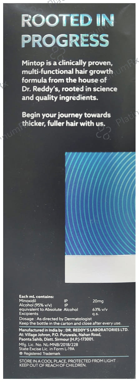 Mintop Forte 2% Hair Regrowth Formula Solution 120ml