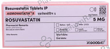 Aidrovastatin 5mg Tablet 10s