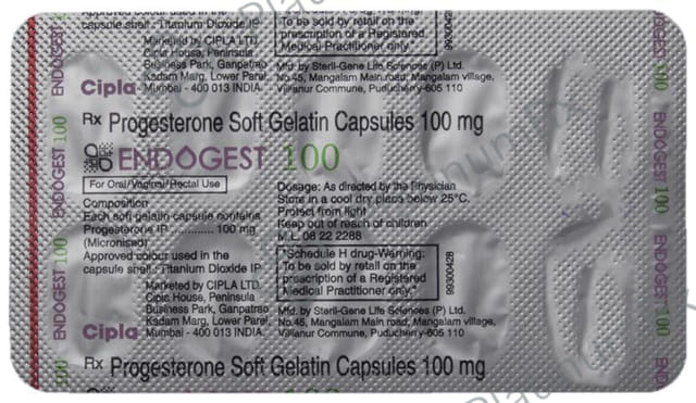Endogest 100mg Capsule 10s