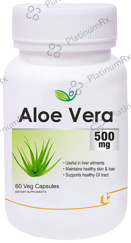 Biotrex Aloe Vera 500mg Veg Capsule