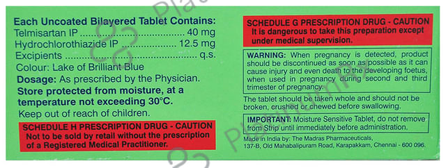 Xstan H 12.5/40mg Tablet 15s