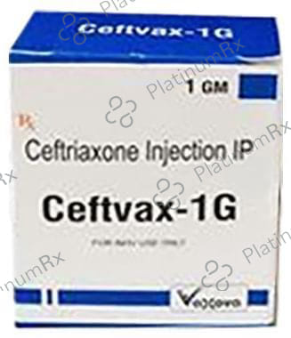Ceftvax 1gm Injection 1s