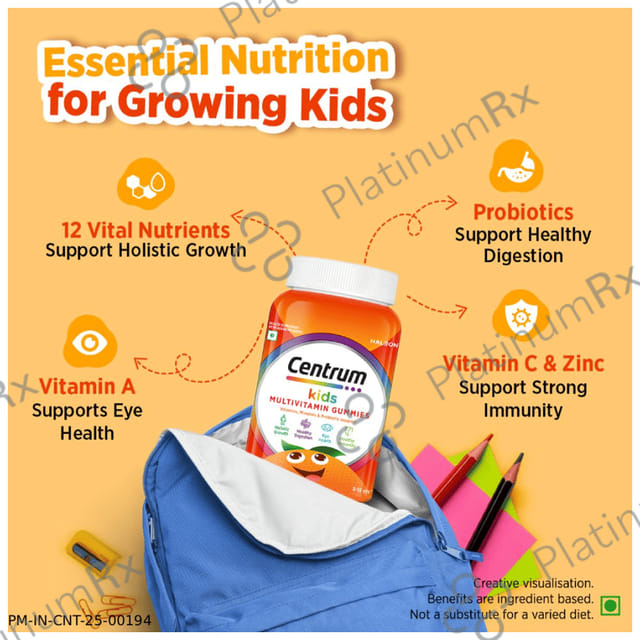 Centrum Kids Supports Multivitamin Gummy 30s