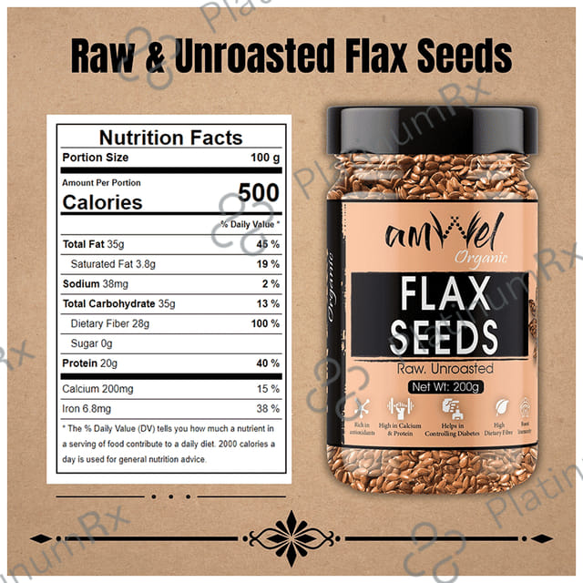 Amwel Organic Flax Seeds
