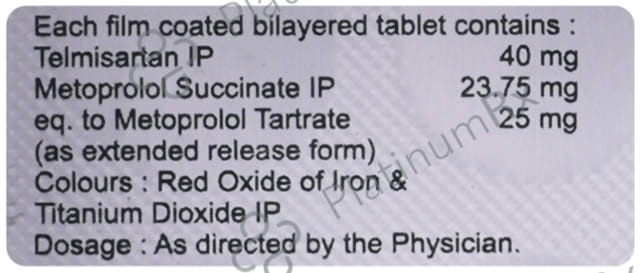 Telicus MT 25/40mg Tablet ER 15s