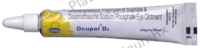 Ocupol DX 1mg/10mg/100IU Eye Ointment 5gm