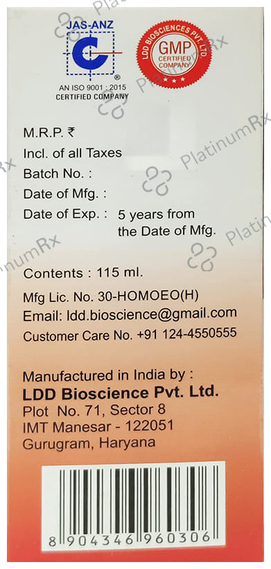 LDD Bioscience Ferrum Fab Iron Tonic 115 ml