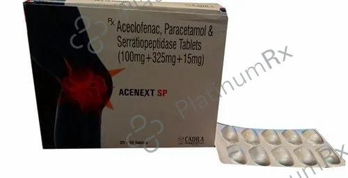 Acenext SP 100/325/15mg Tablet 10s