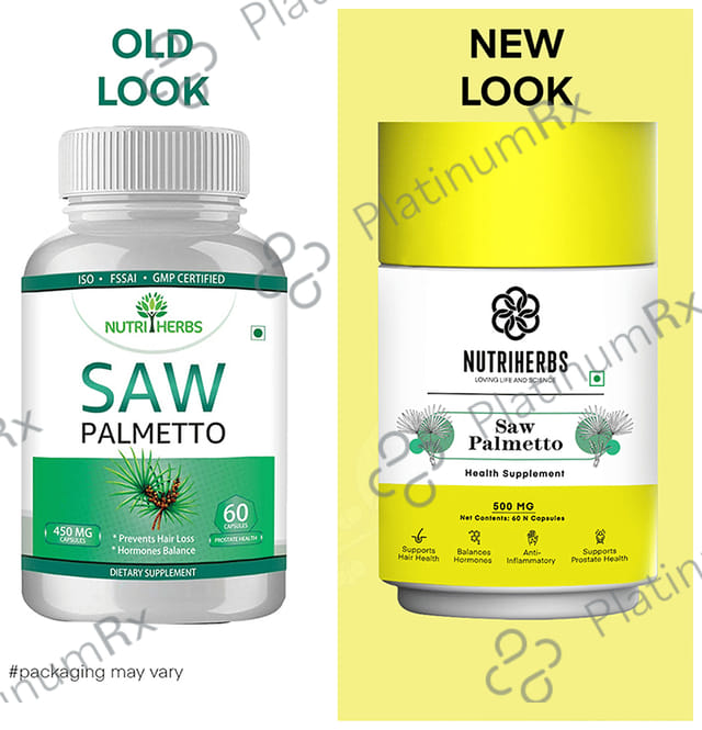 Nutriherbs Saw Palmetto 500mg Capsule