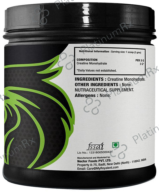 Royalent Storm Creatine Monohydrate Powder Unflavoured