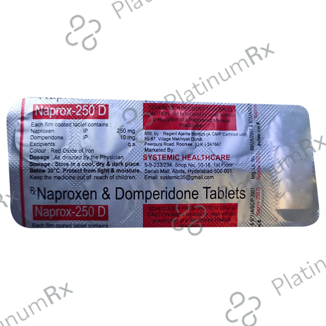 Naprox 250 D Tablet
