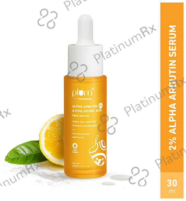 Plum 2% Alpha Arbutin & Hyaluronic Acid Face Serum