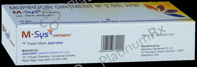 M Sys Ointment 10gm