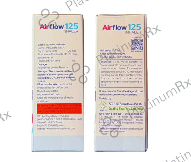 Airflow 125mcg Inhaler 120MDI