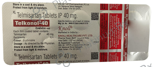 Telkonol 40mg Tablet 10s