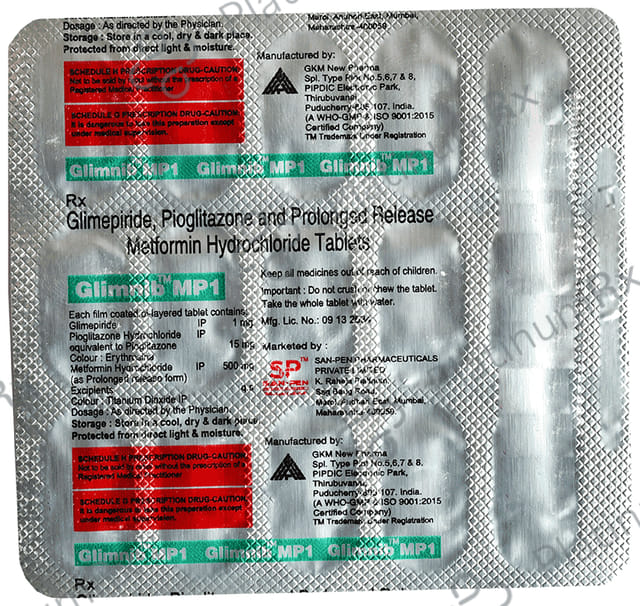 Glimnib MP1 Tablet PR 15s