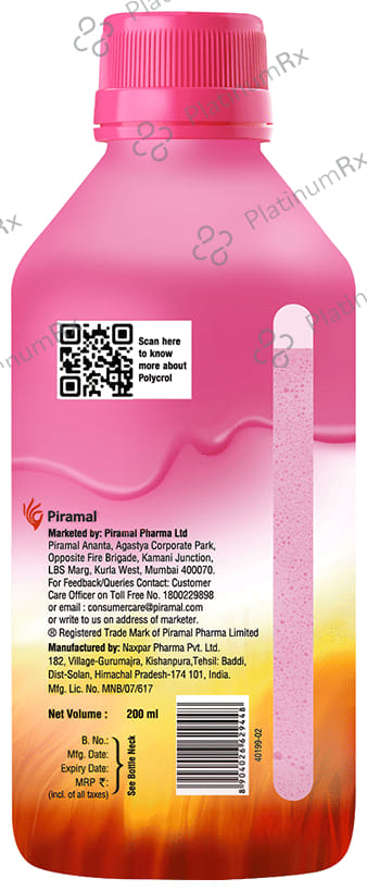Polycrol Antacid Mint Gel 200ml
