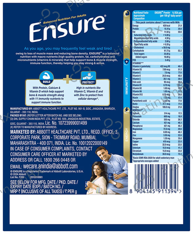 Ensure Chocolate Flavour Powder 200gm