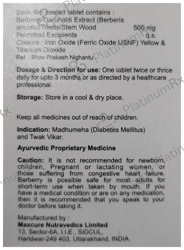 Berbeshine Tablet 10s
