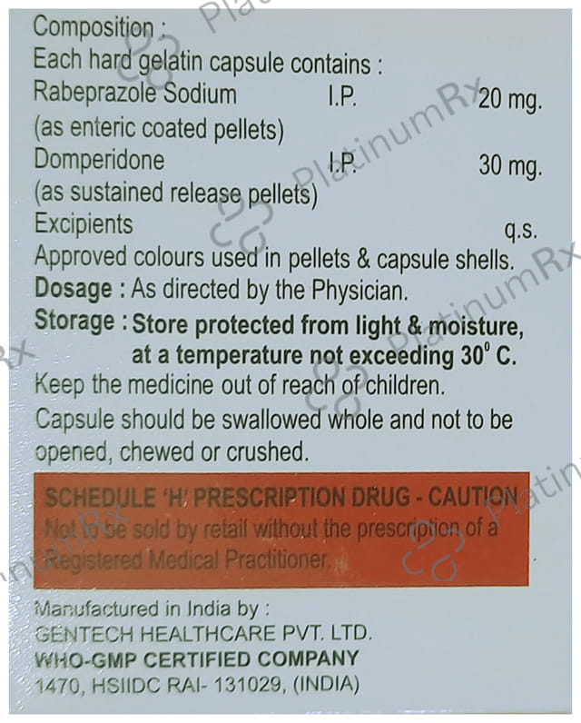 Rablez D Capsule SR 10s Lekasa Health Care Pvt Ltd