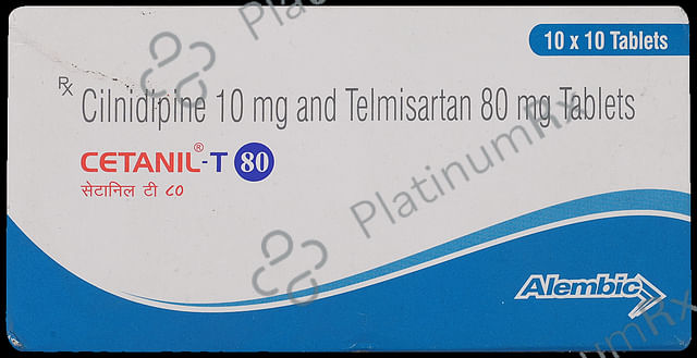 Cetanil T 10/80mg Tablet 10s