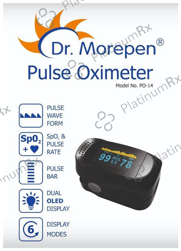 Dr Morepen PO 14 Pulse Oximeter Black