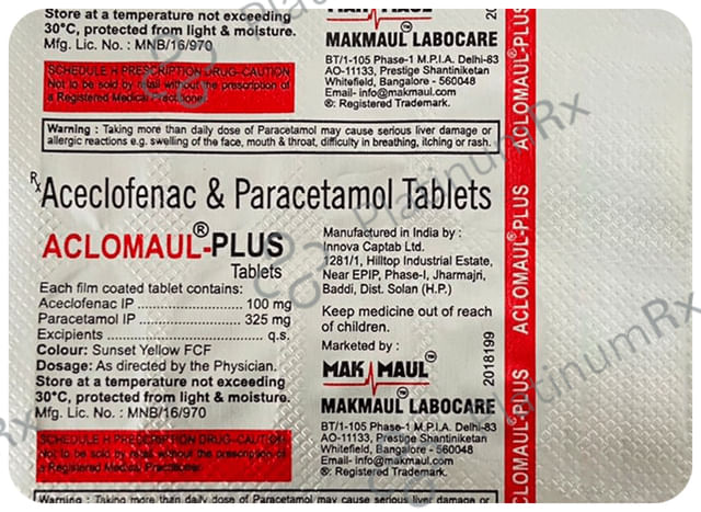 Aclomaul Plus Tablet 10s