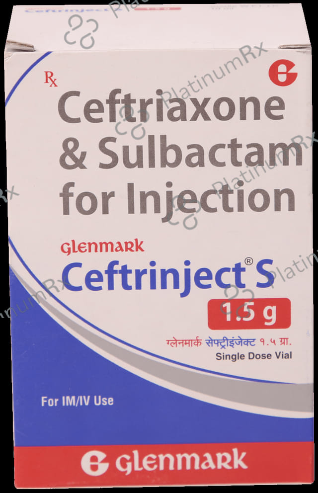 Ceftrinject S 1000/500mg Injection 10ml