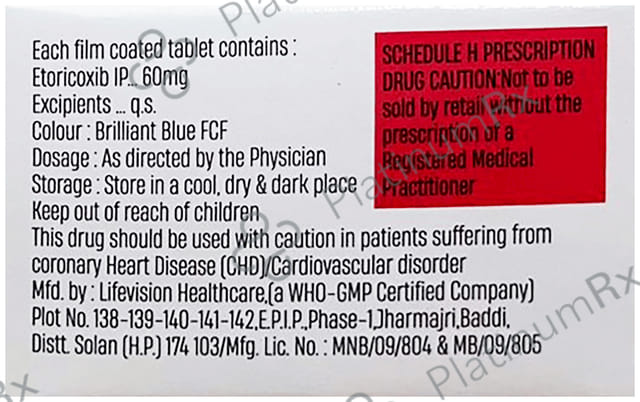 Stayeto 60mg Tablet 10s