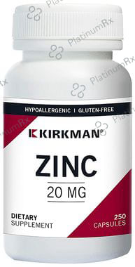 Kirkman Zinc 20mg Capsule