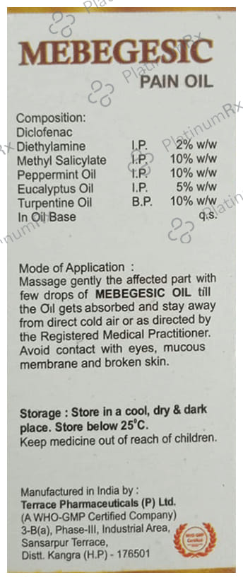 Mebegesic Pain Oil