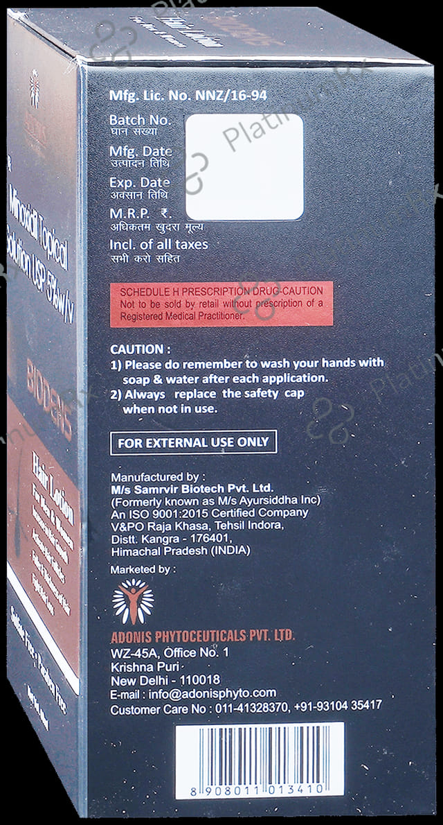 Biodens 5% Hair Lotion 60ml