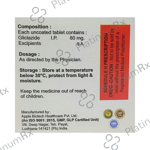 Dayclazide 80mg Tablet