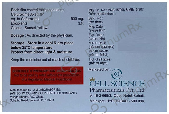 Preciocef 500 Tablet